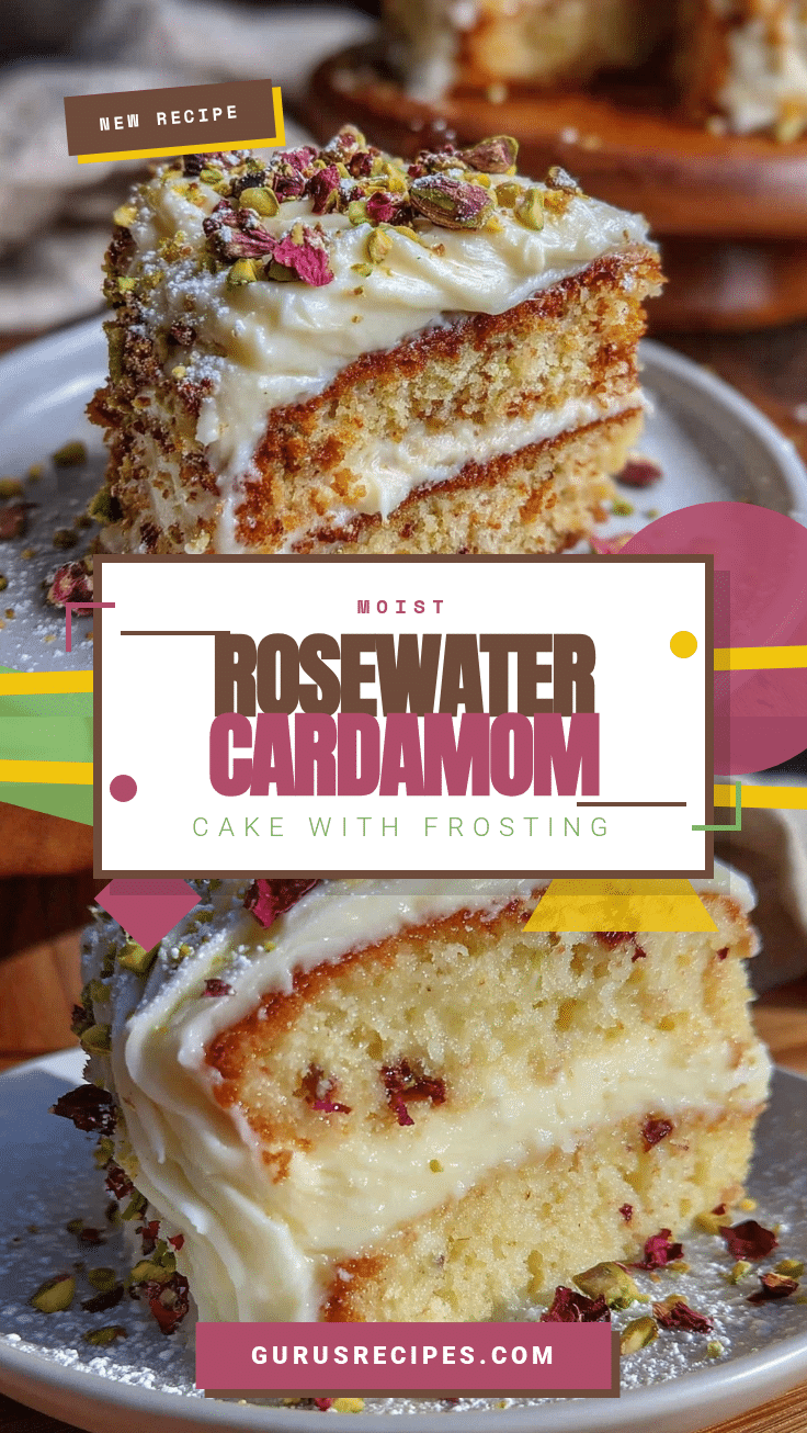 rosewater cardamom cake recipe