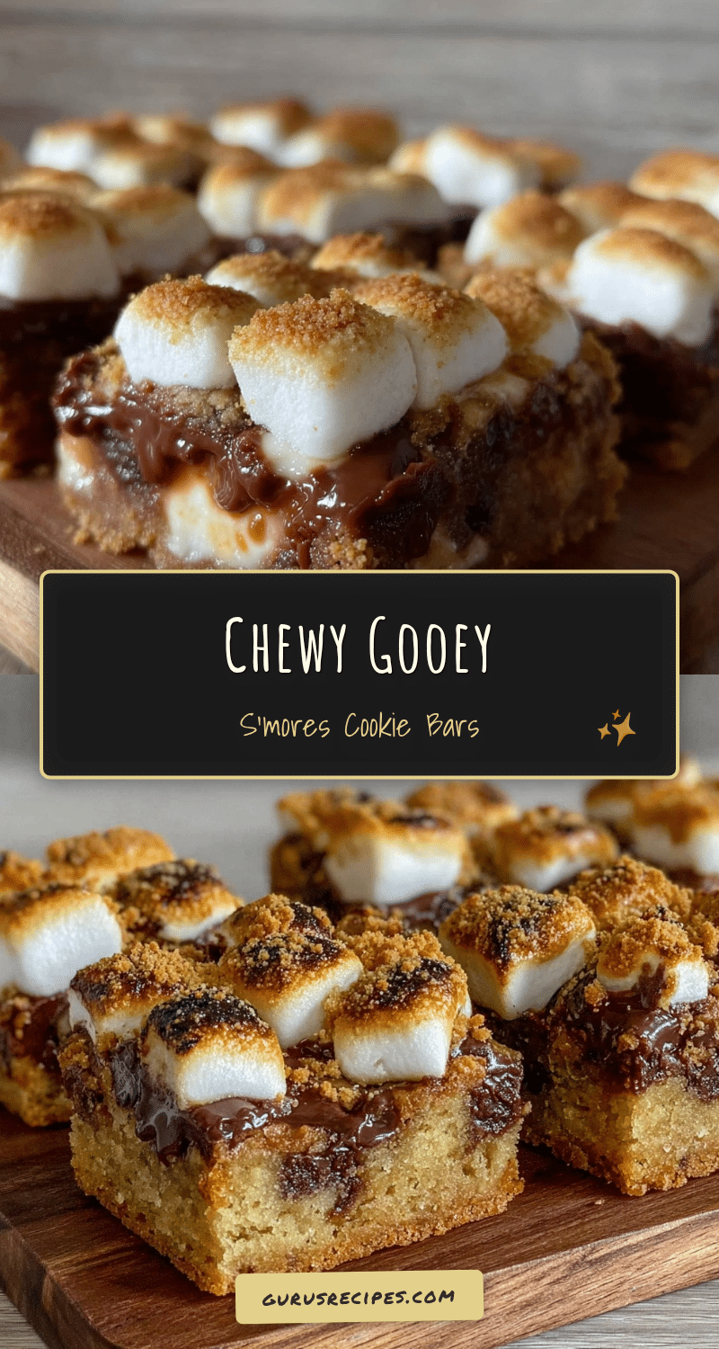 s’mores cookie bars recipe