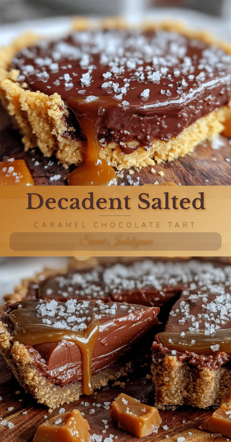 salted caramel chocolate tart recipe