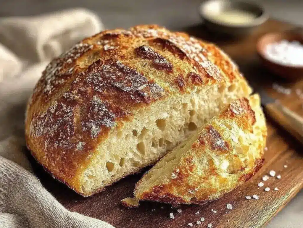 same-day sourdough bread - featured image