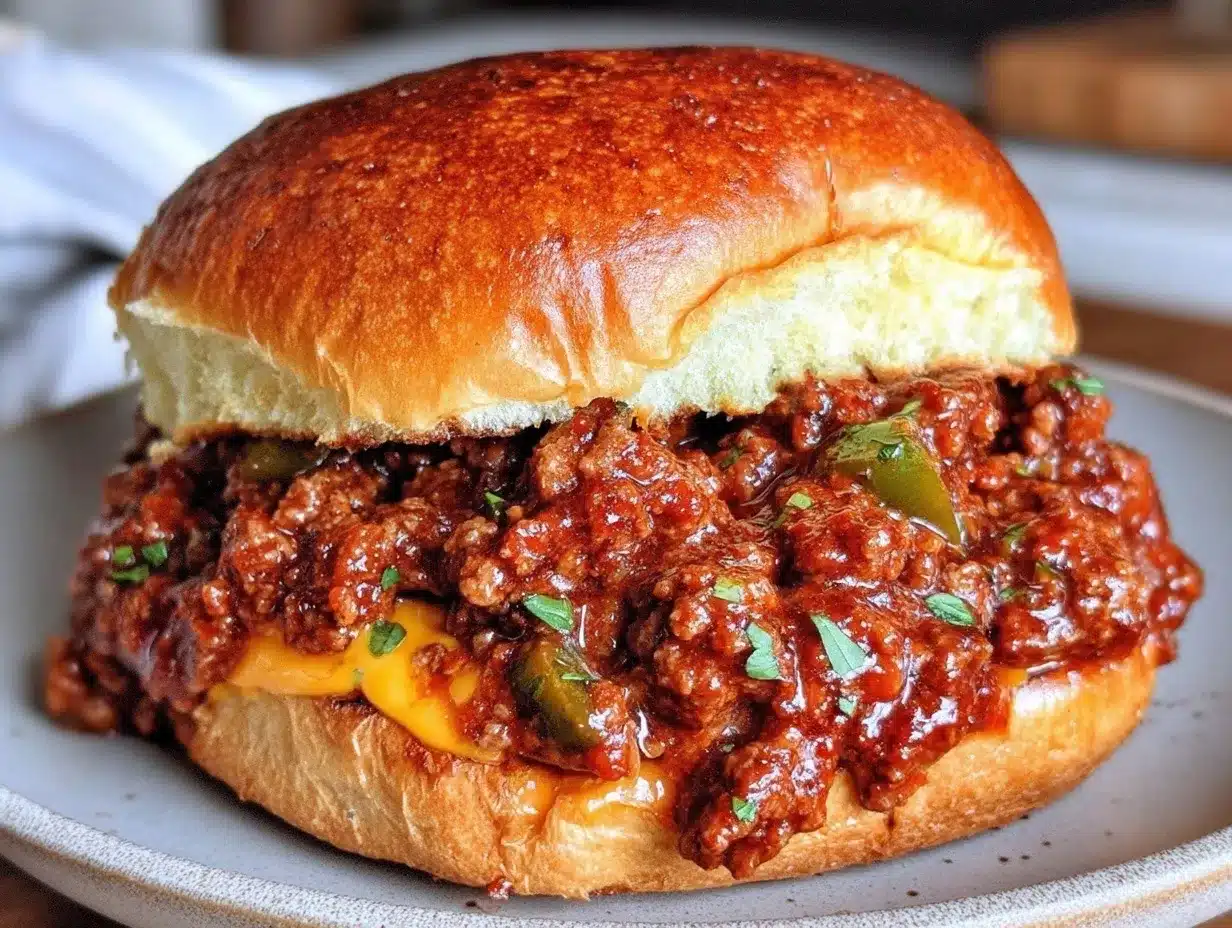 savory sloppy joes recipe preparation steps