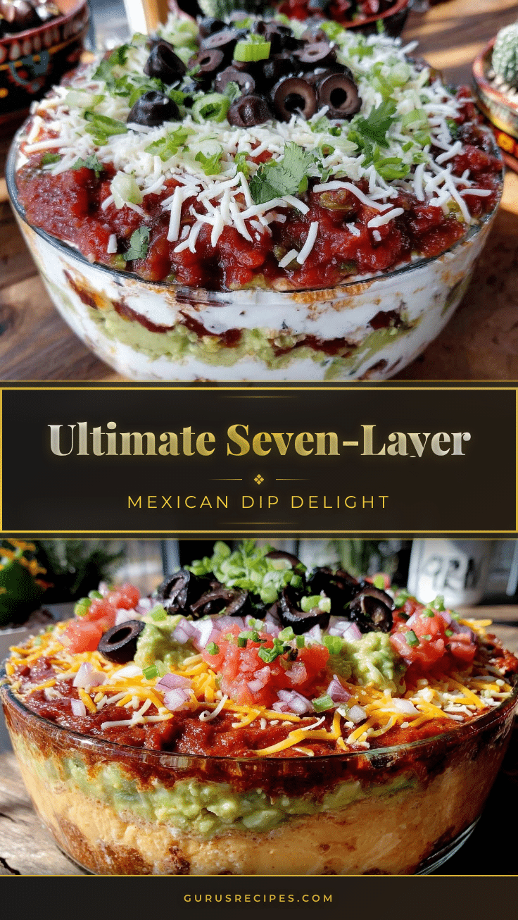 seven-layer Mexican dip recipe