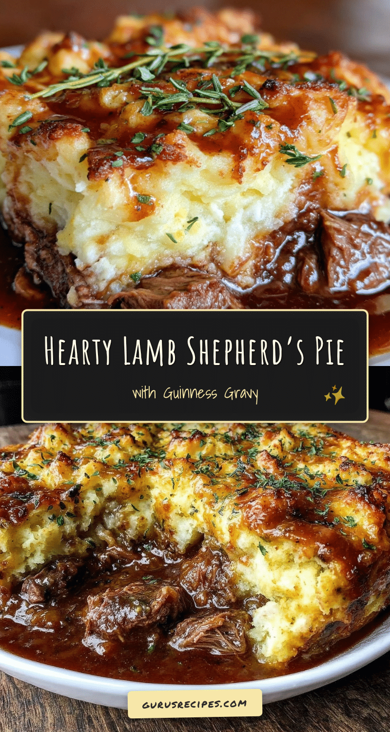shepherds pie with lamb and guinness gravy recipe