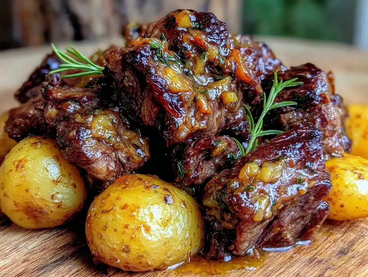 slow cooker garlic butter beef preparation steps