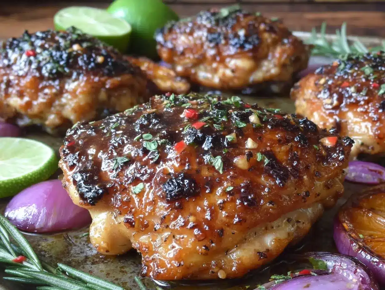 spicy margarita sheet pan chicken preparation steps