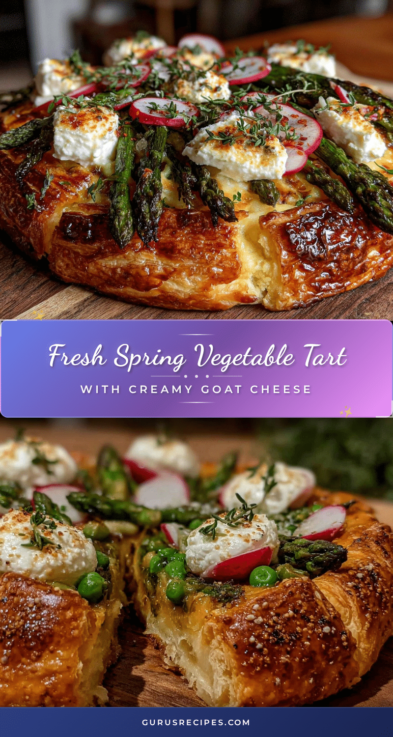 spring vegetable tart recipe
