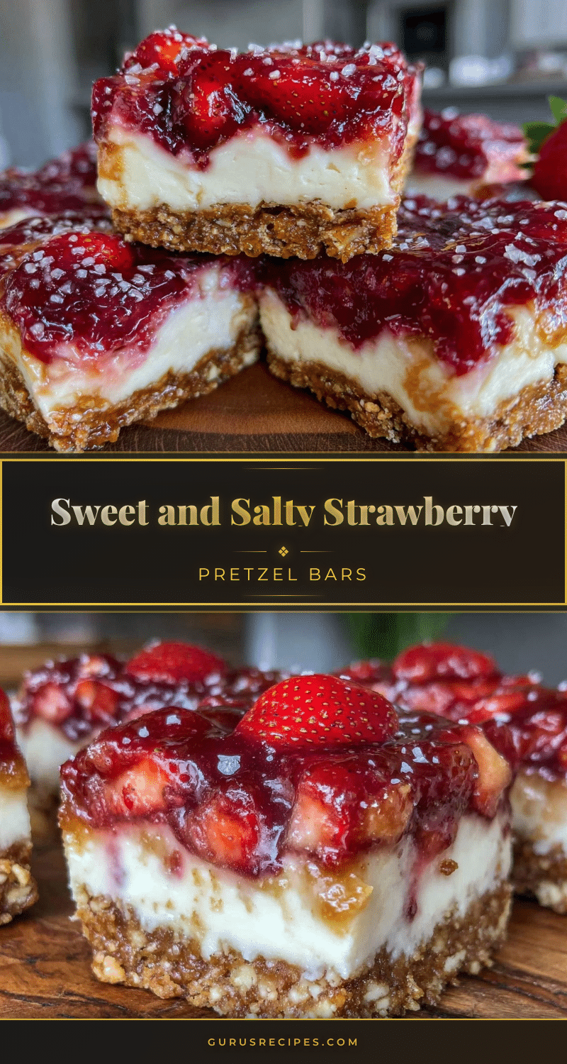 strawberry pretzel salad bars recipe