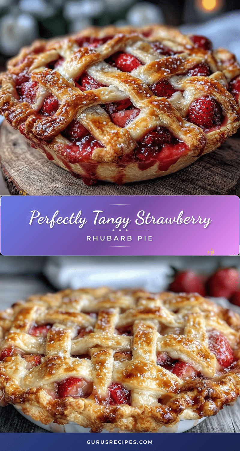 strawberry rhubarb pie recipe