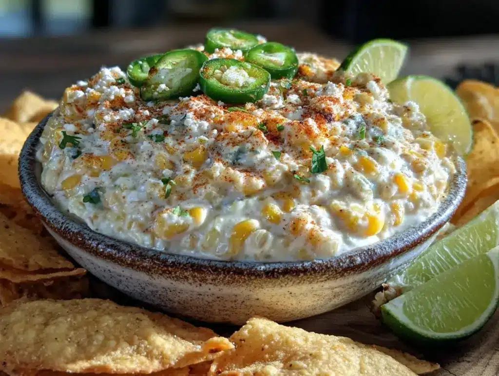 street corn dip - featured image