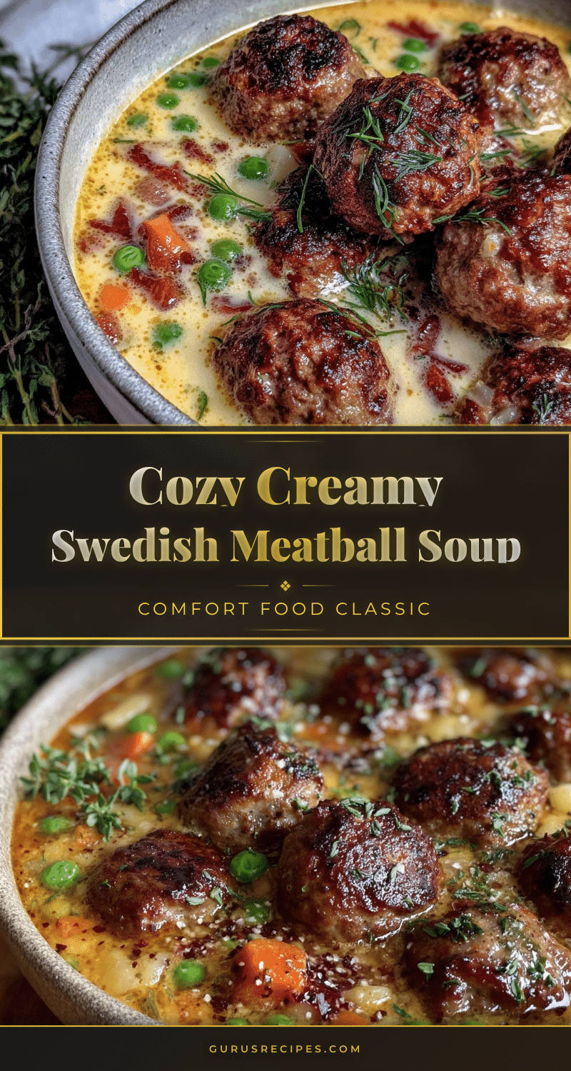 Swedish meatball soup recipe