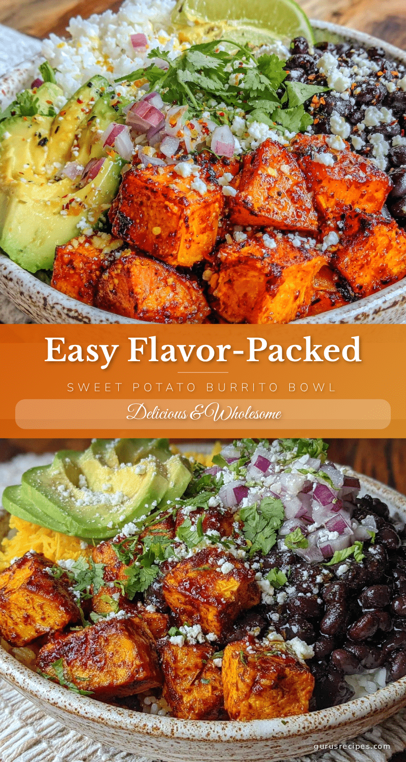 sweet potato and black bean burrito bowl recipe