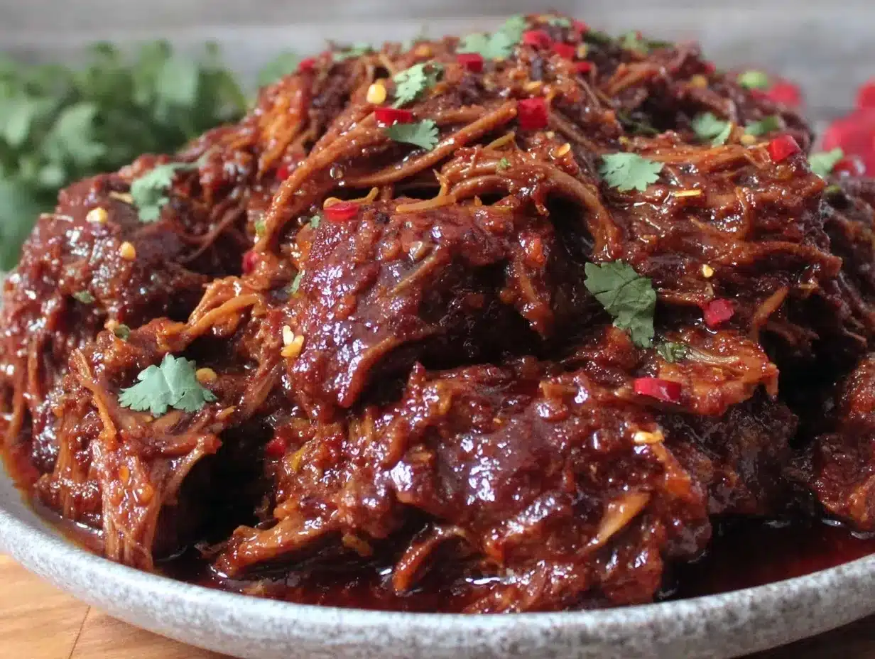 Tender Beef Barbacoa Slow Cooker Recipe preparation steps