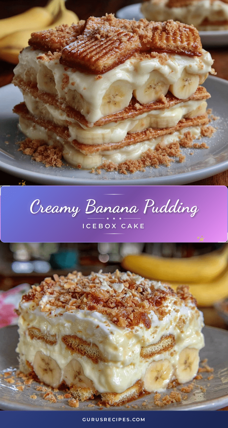 banana pudding icebox cake recipe