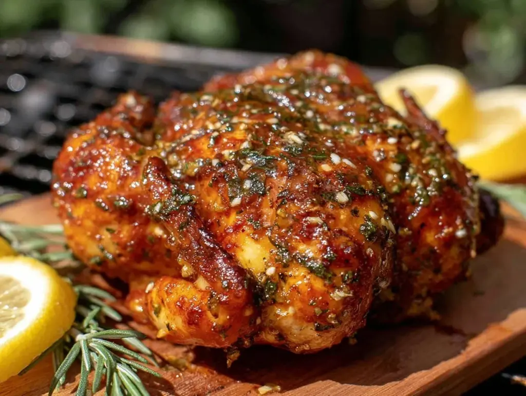 beer can chicken recipe - featured image