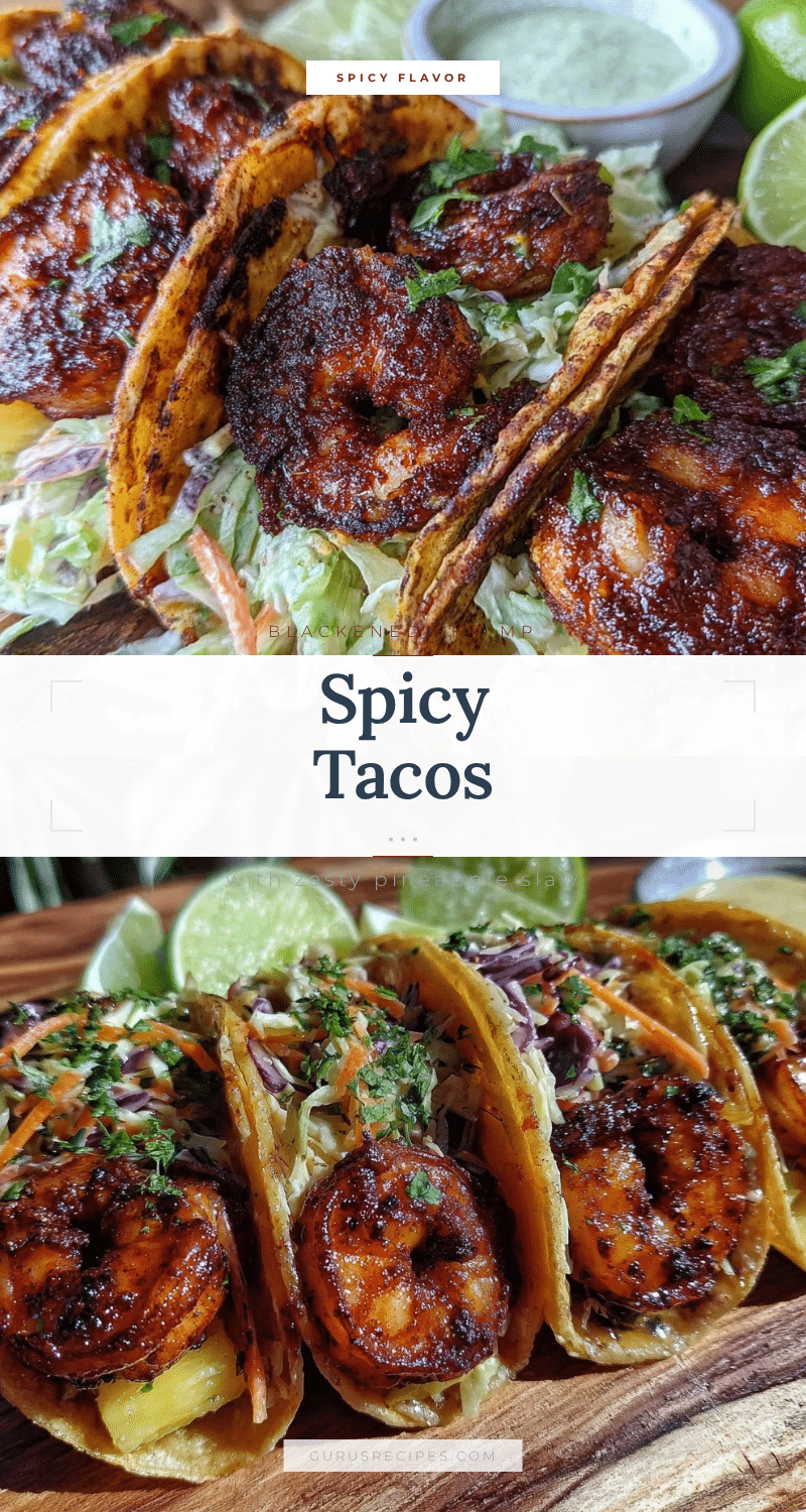 blackened shrimp tacos recipe