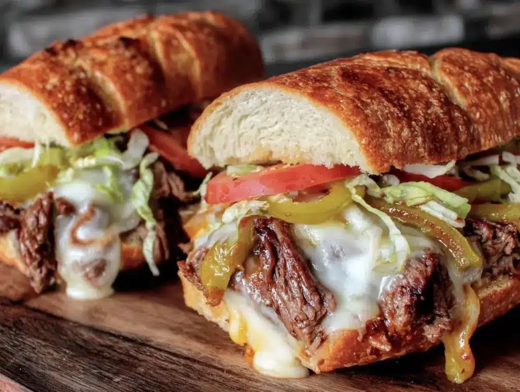 Blackstone Philly cheesesteak sandwich - featured image