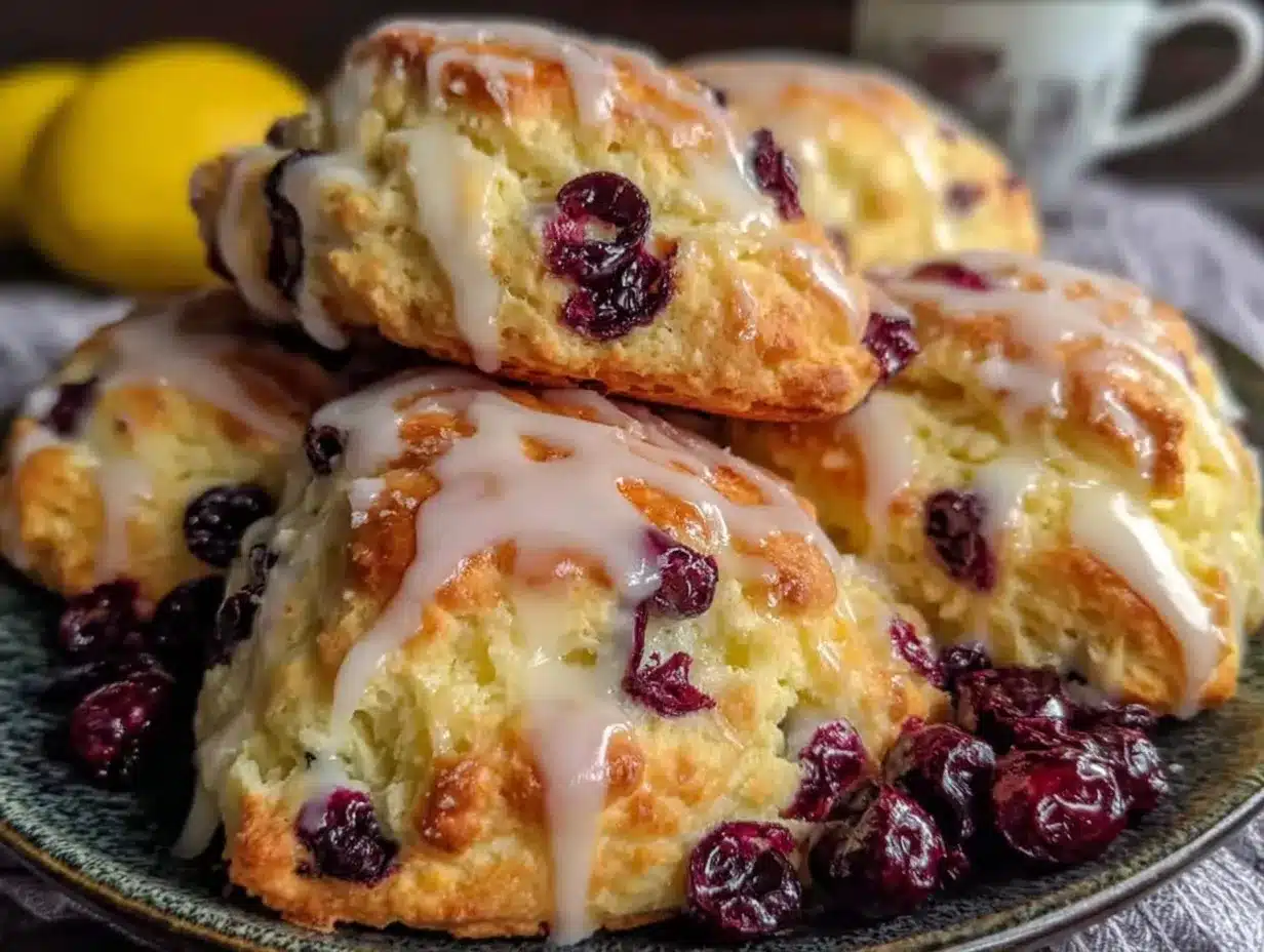 blueberry scones recipe preparation steps