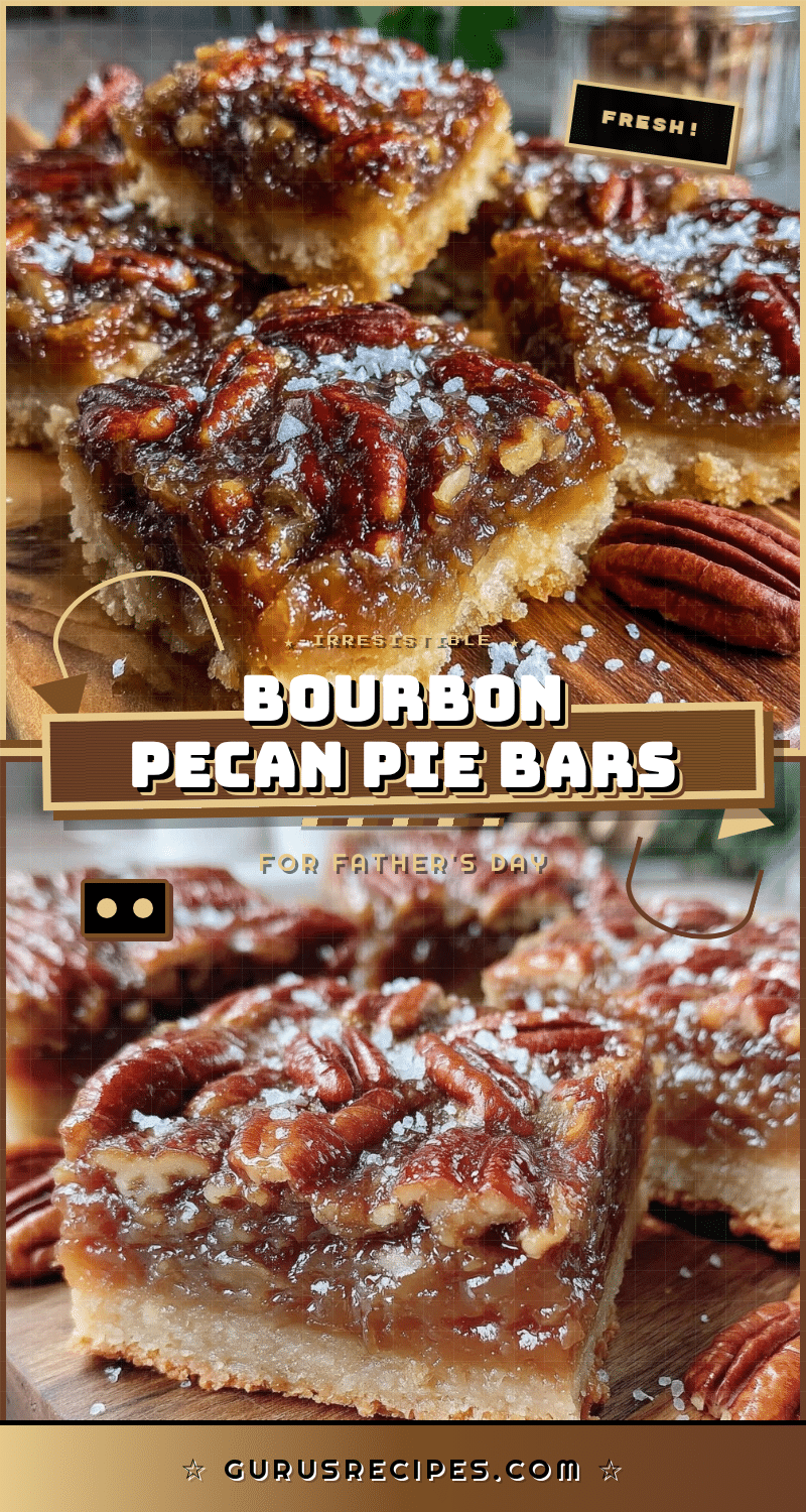 bourbon pecan pie bars recipe