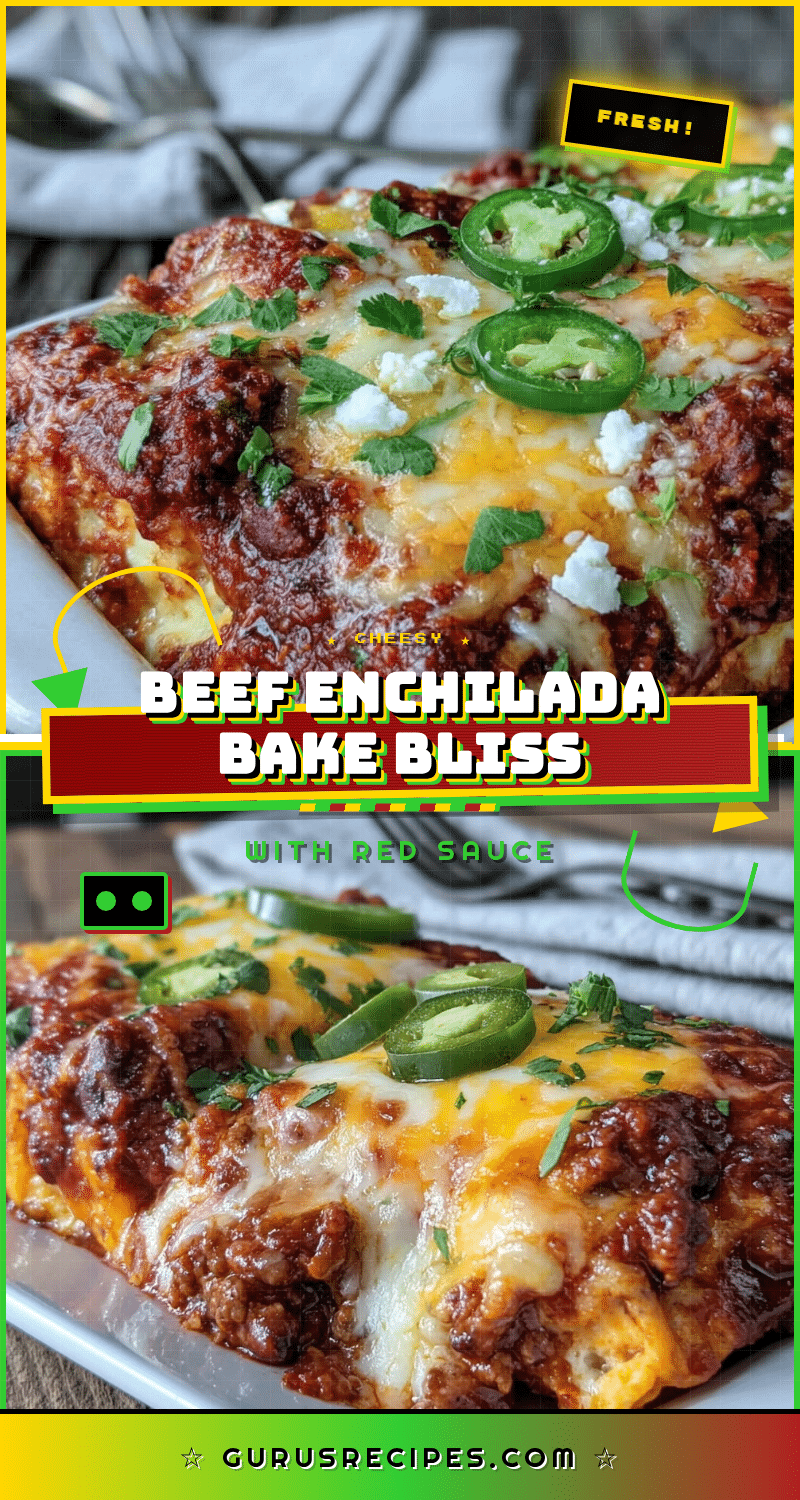 cheesy beef enchilada bake recipe