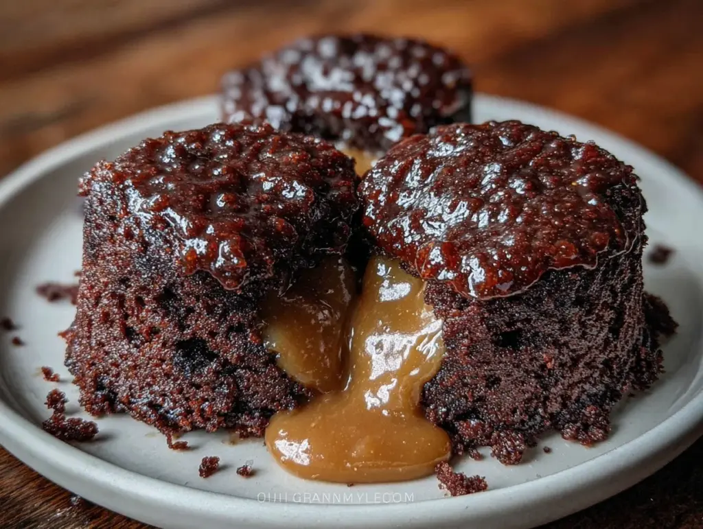 chocolate peanut butter lava cake for two - featured image
