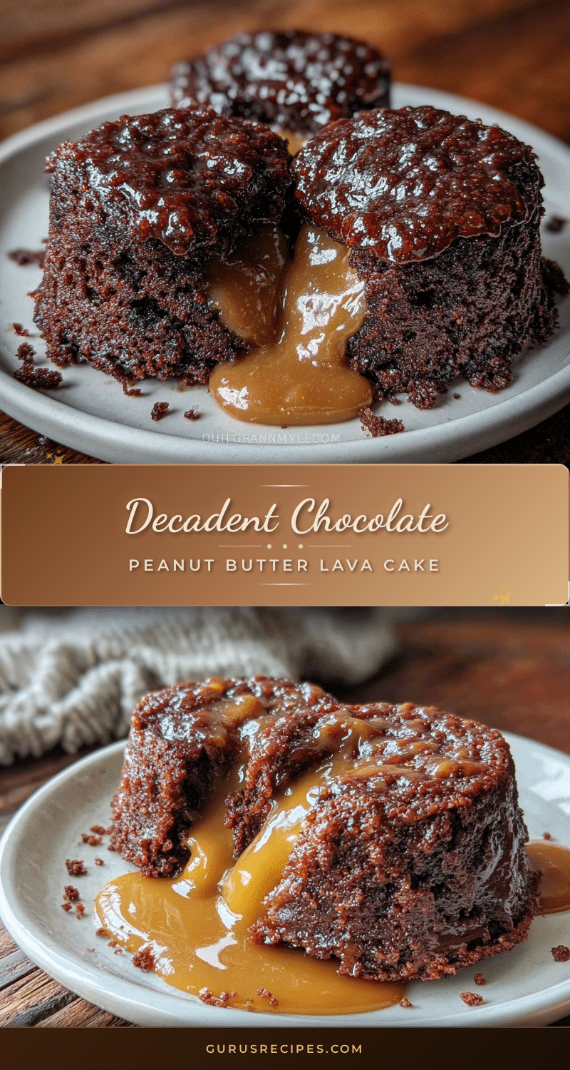chocolate peanut butter lava cake for two recipe