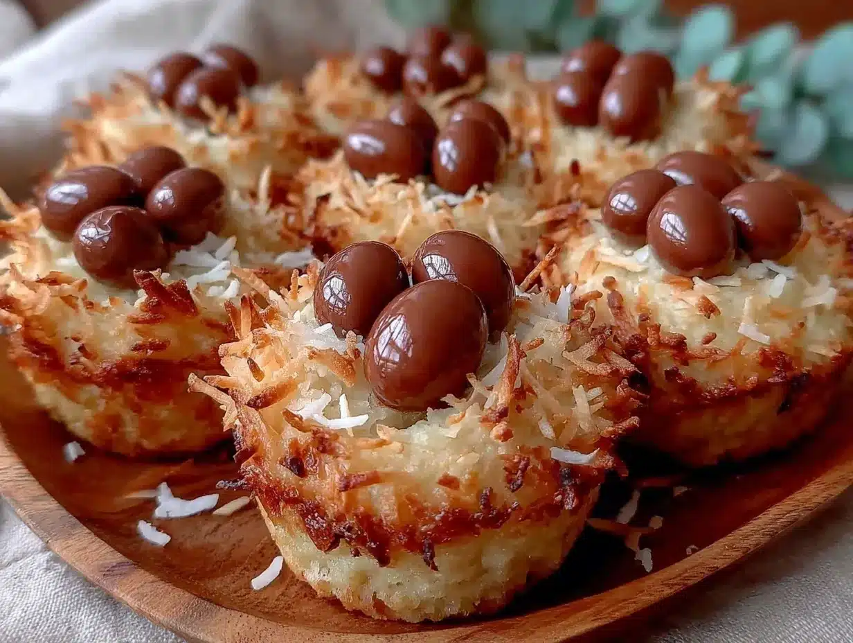 coconut nest cupcakes preparation steps