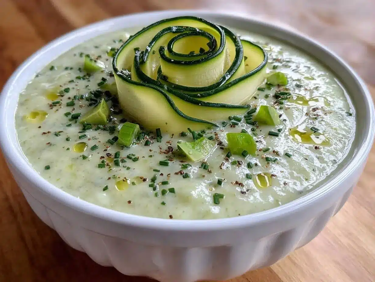 cold cucumber avocado soup preparation steps