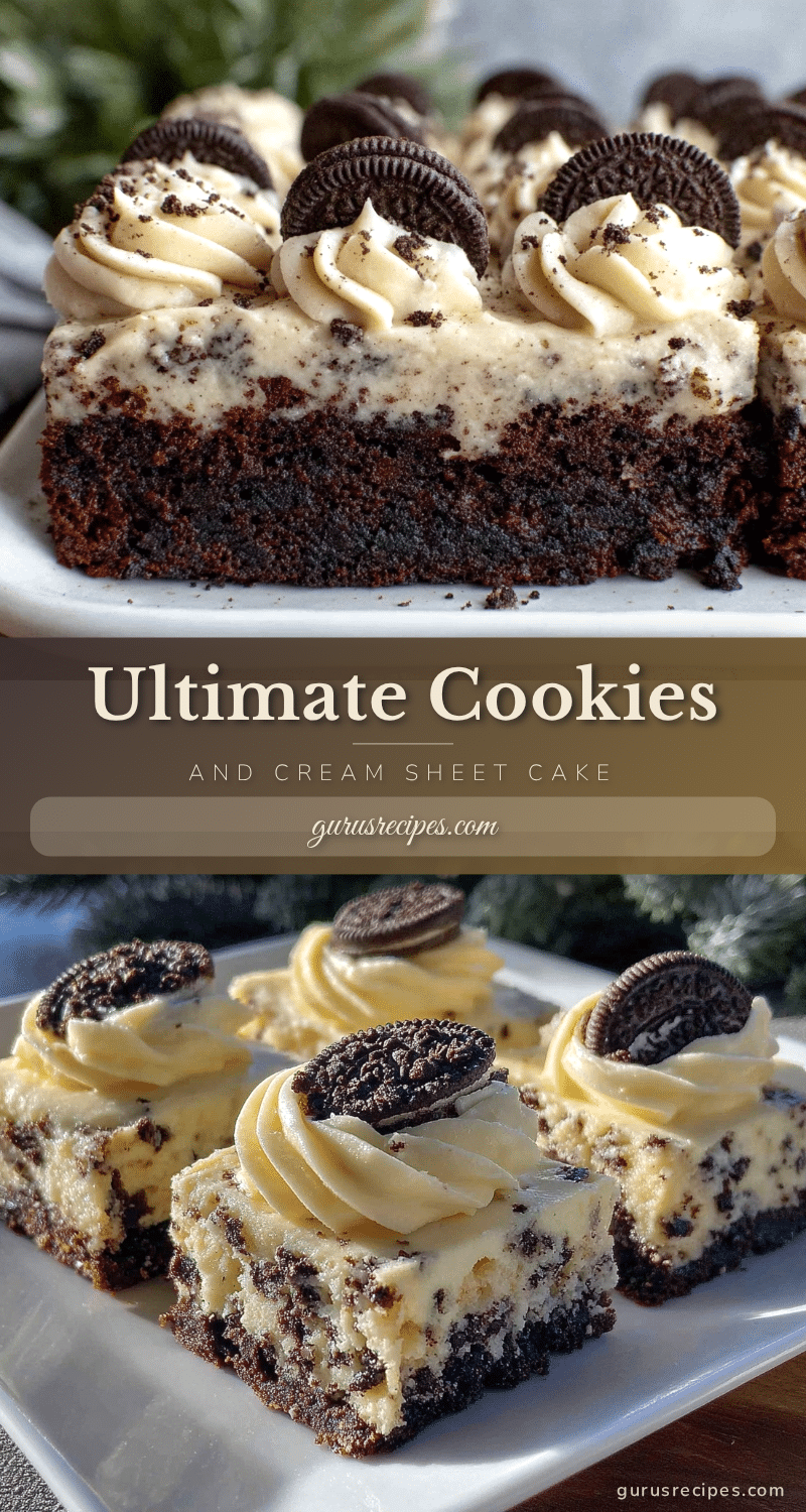 cookies and cream sheet cake recipe