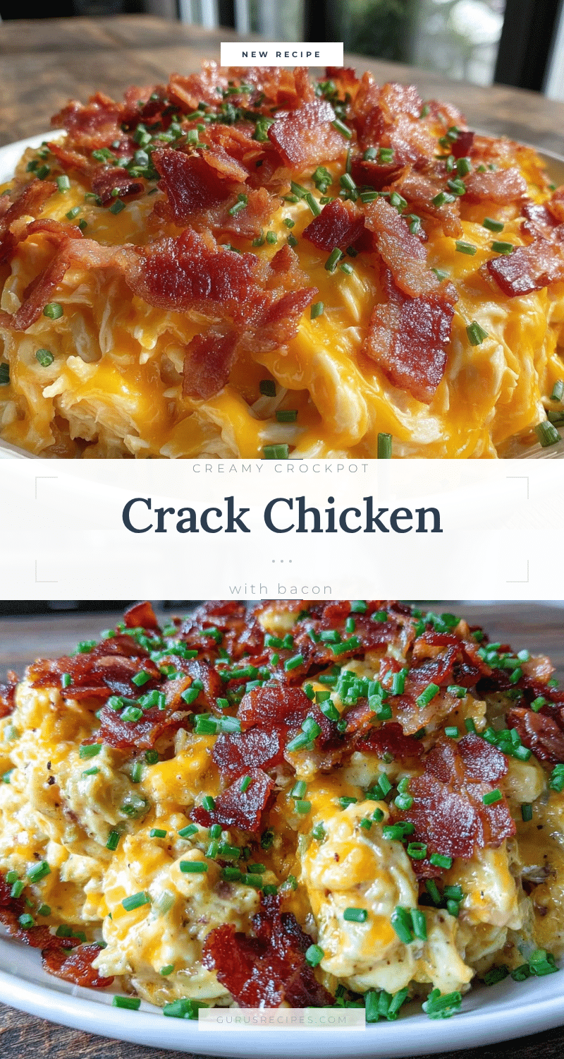 creamy crockpot crack chicken recipe