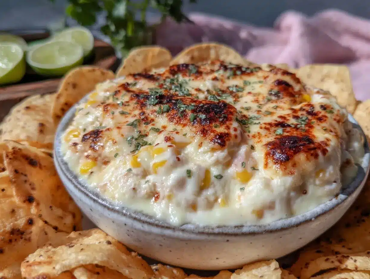 creamy elote dip preparation steps