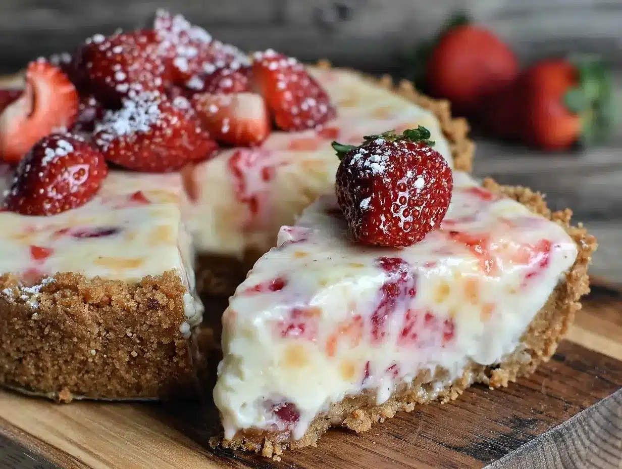 creamy frozen strawberry lemonade pie preparation steps