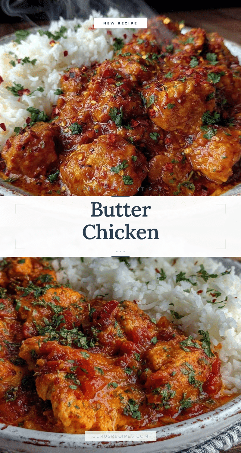 creamy instant pot butter chicken recipe