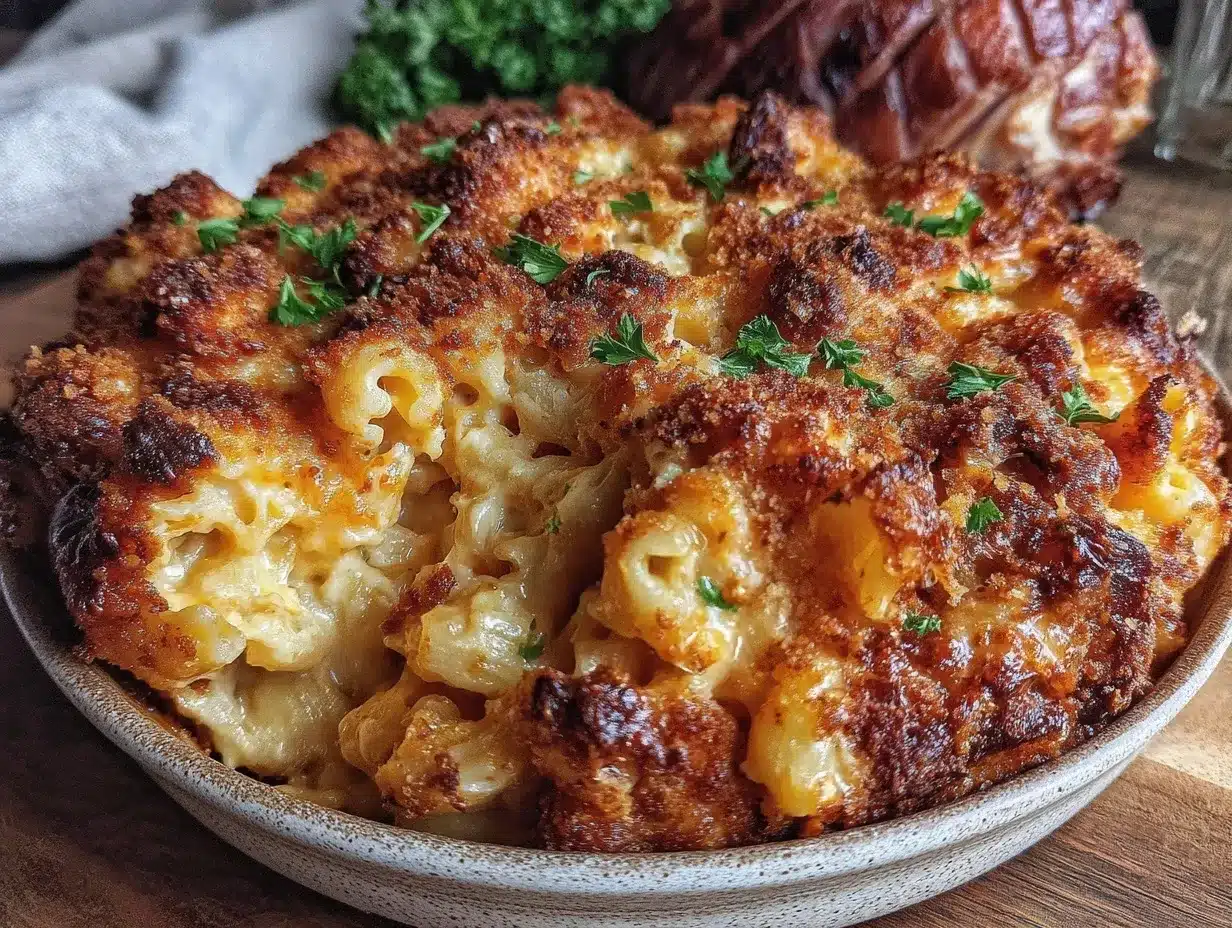 creamy mac and cheese bake preparation steps