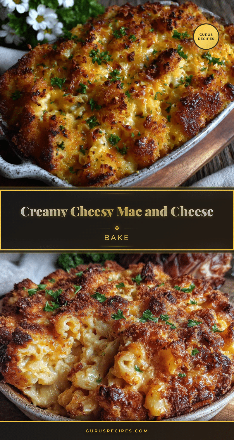 creamy mac and cheese bake recipe