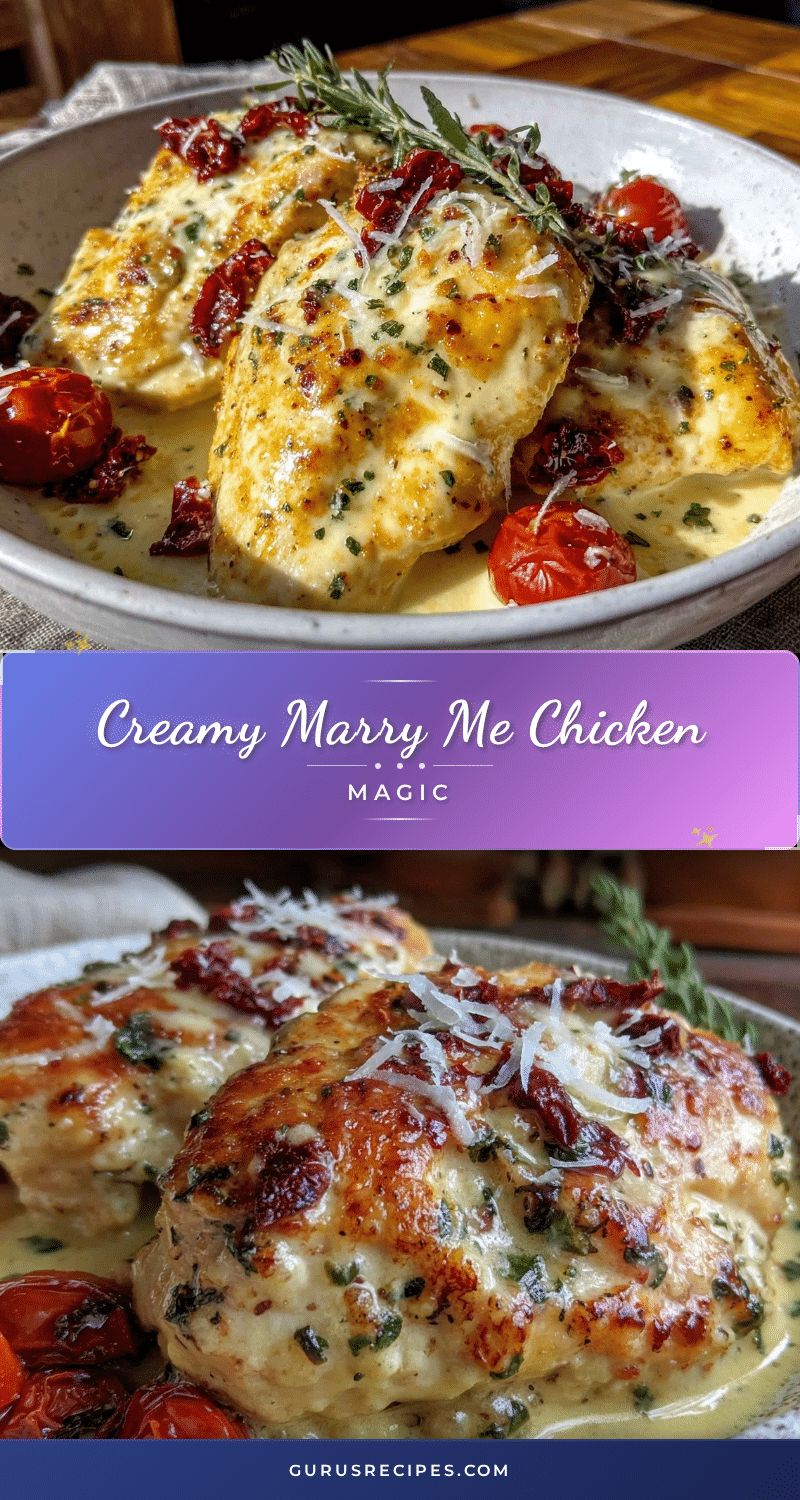 creamy marry me chicken recipe
