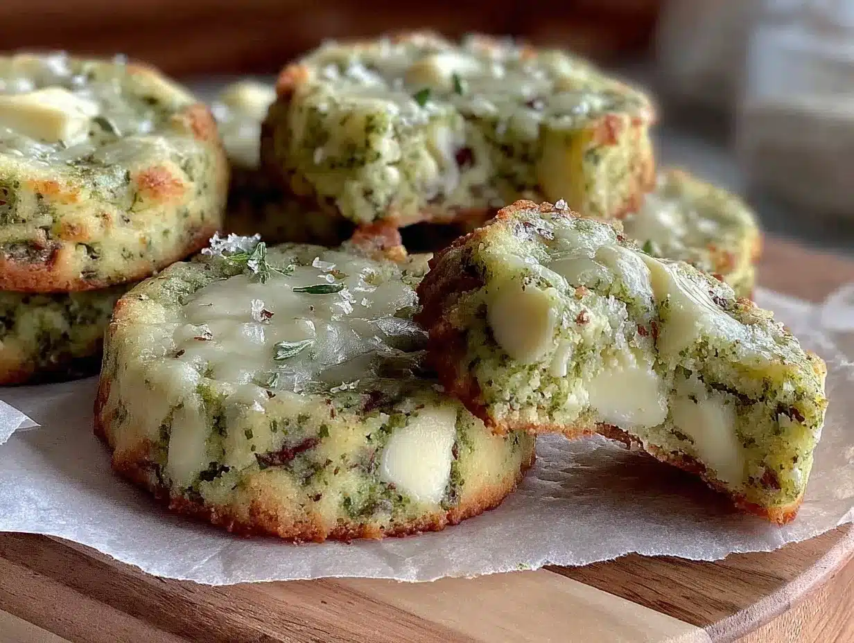 creamy matcha white chocolate shortbread cookies preparation steps