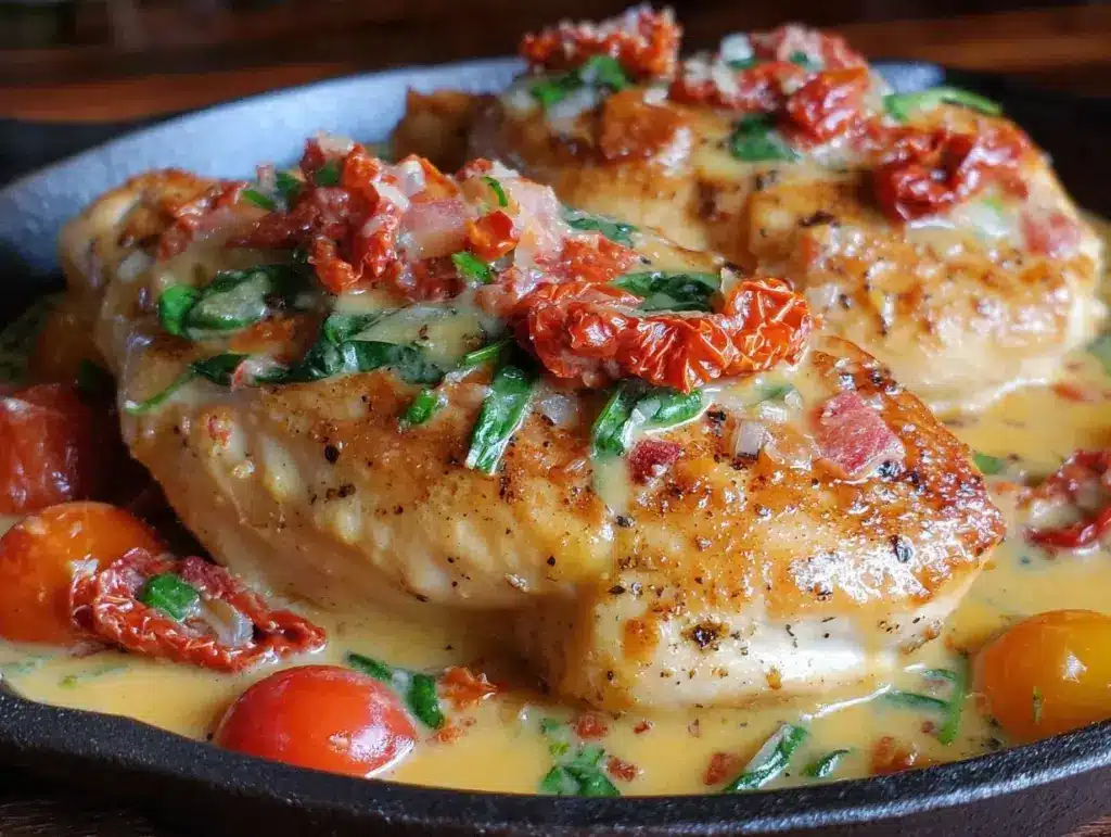 creamy one-pan Tuscan chicken - featured image