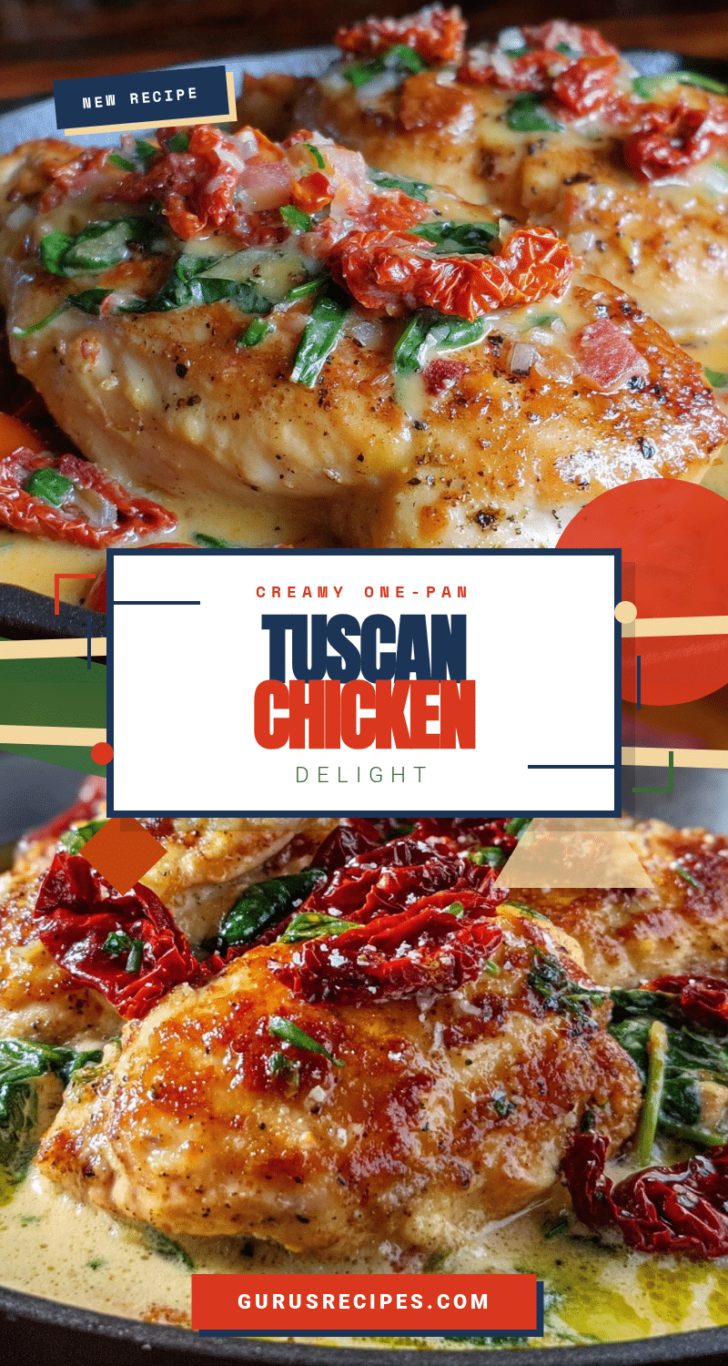 creamy one-pan Tuscan chicken recipe