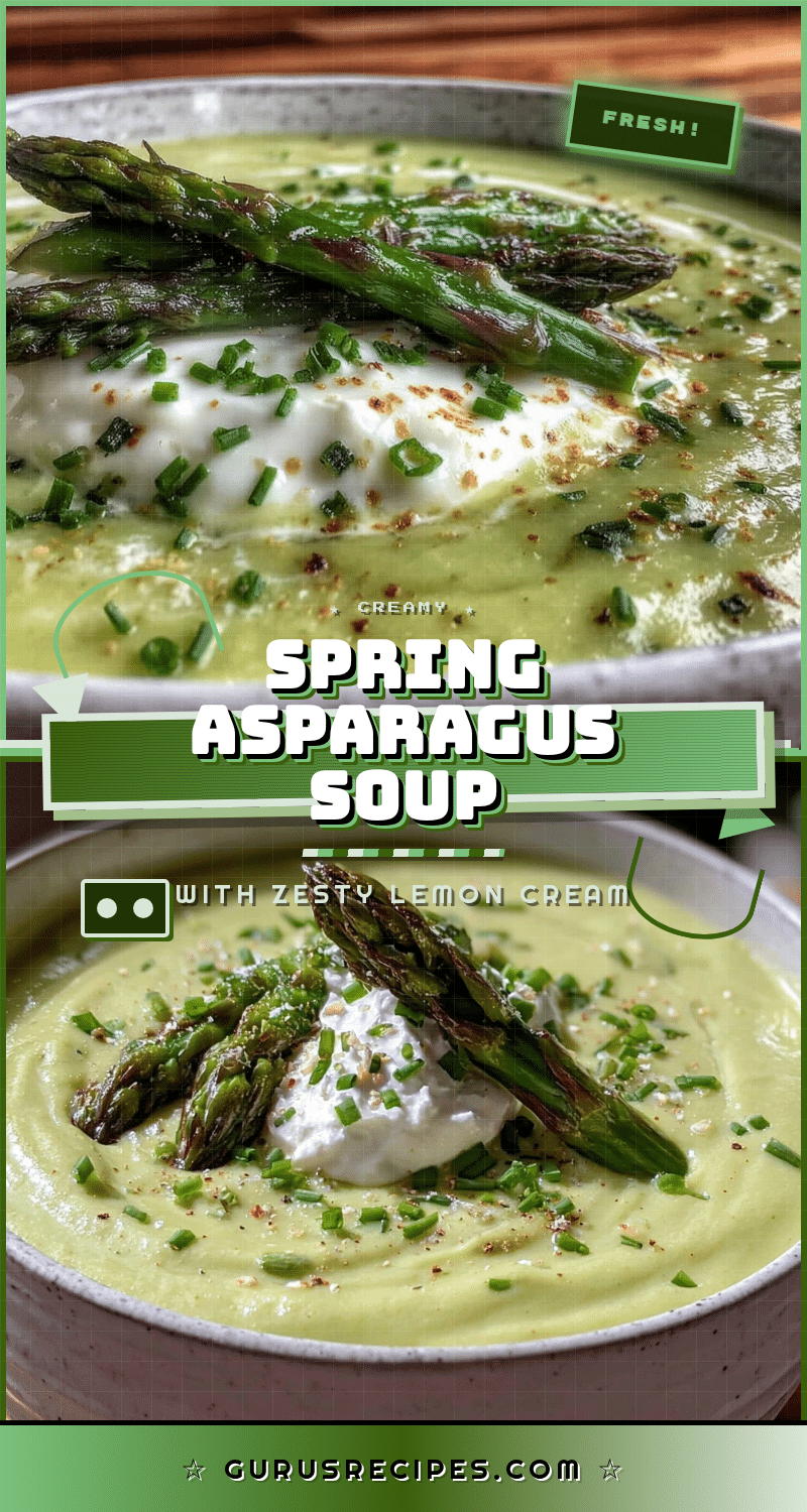 creamy spring asparagus soup recipe