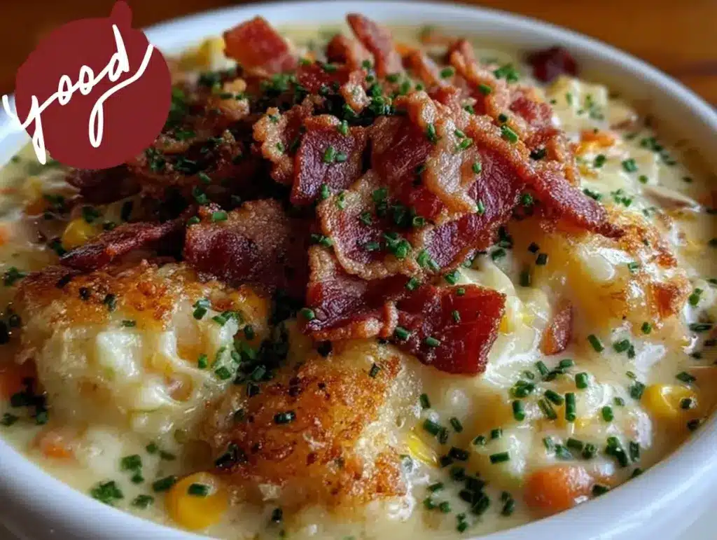 creamy sweet corn chowder - featured image