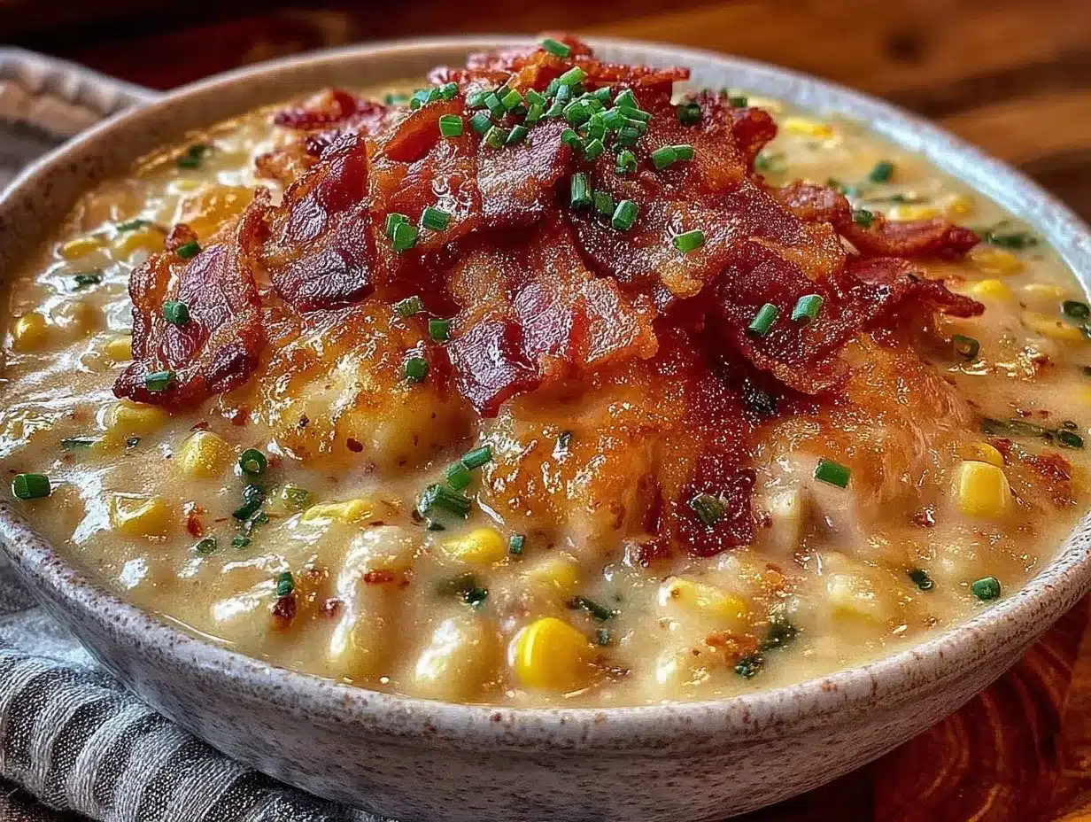 creamy sweet corn chowder preparation steps