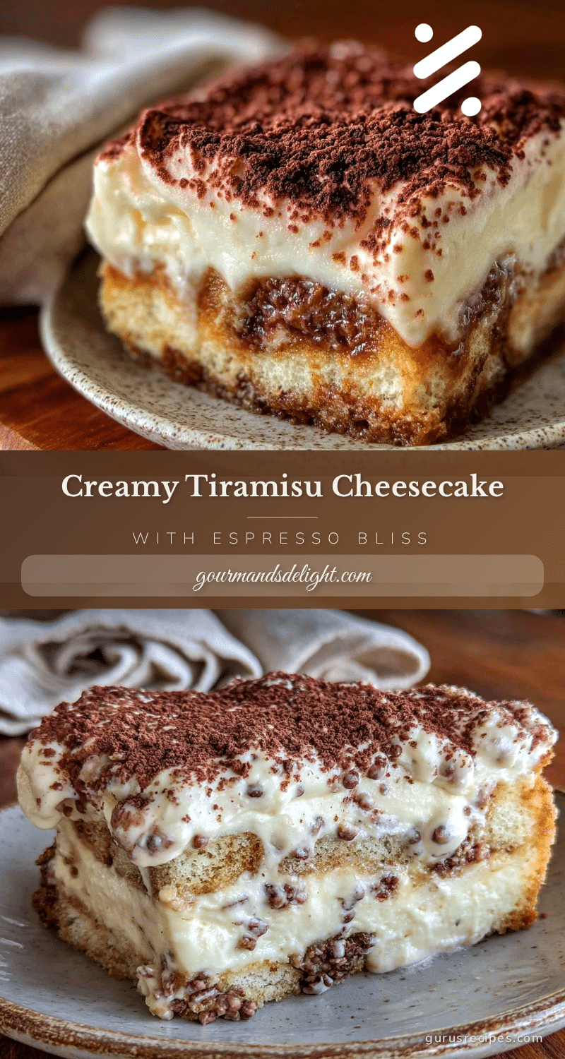creamy tiramisu cheesecake recipe
