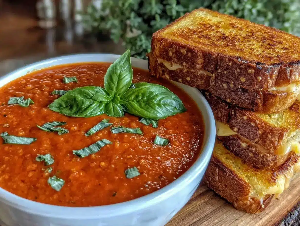 creamy tomato basil soup preparation steps
