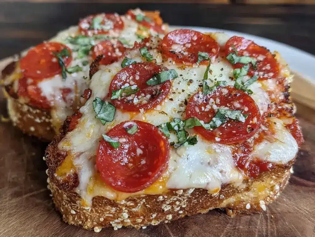 crispy air fryer French bread pizza - featured image