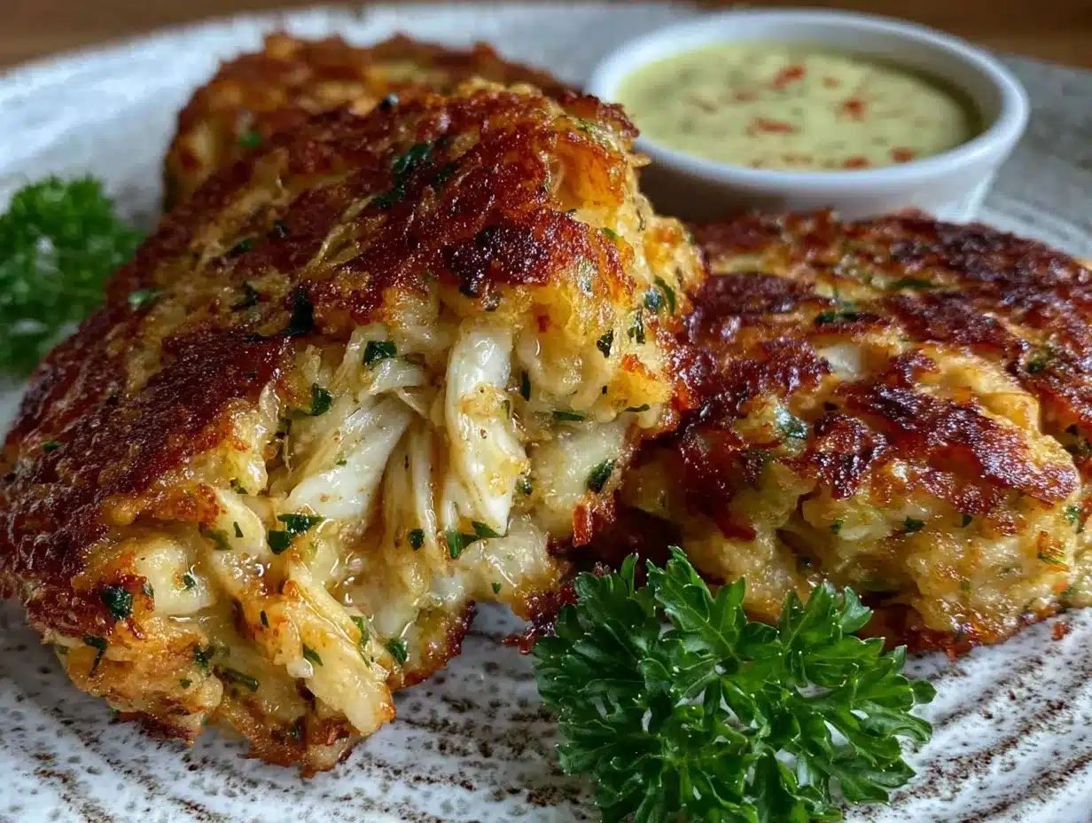 crispy baked crab cakes preparation steps