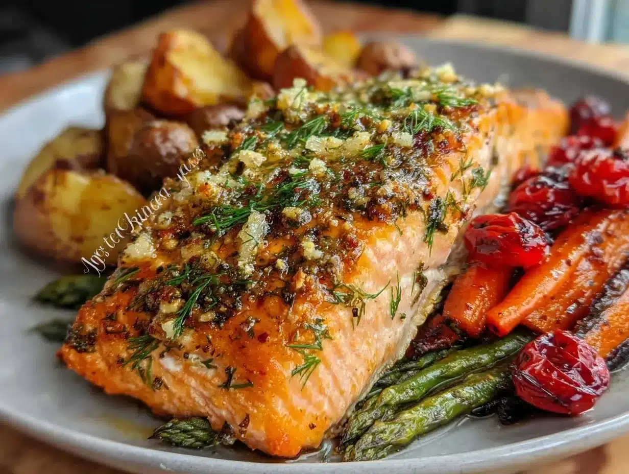 crispy baked lemon dill salmon preparation steps