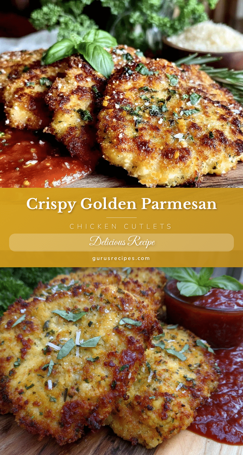 crispy baked parmesan chicken cutlets recipe