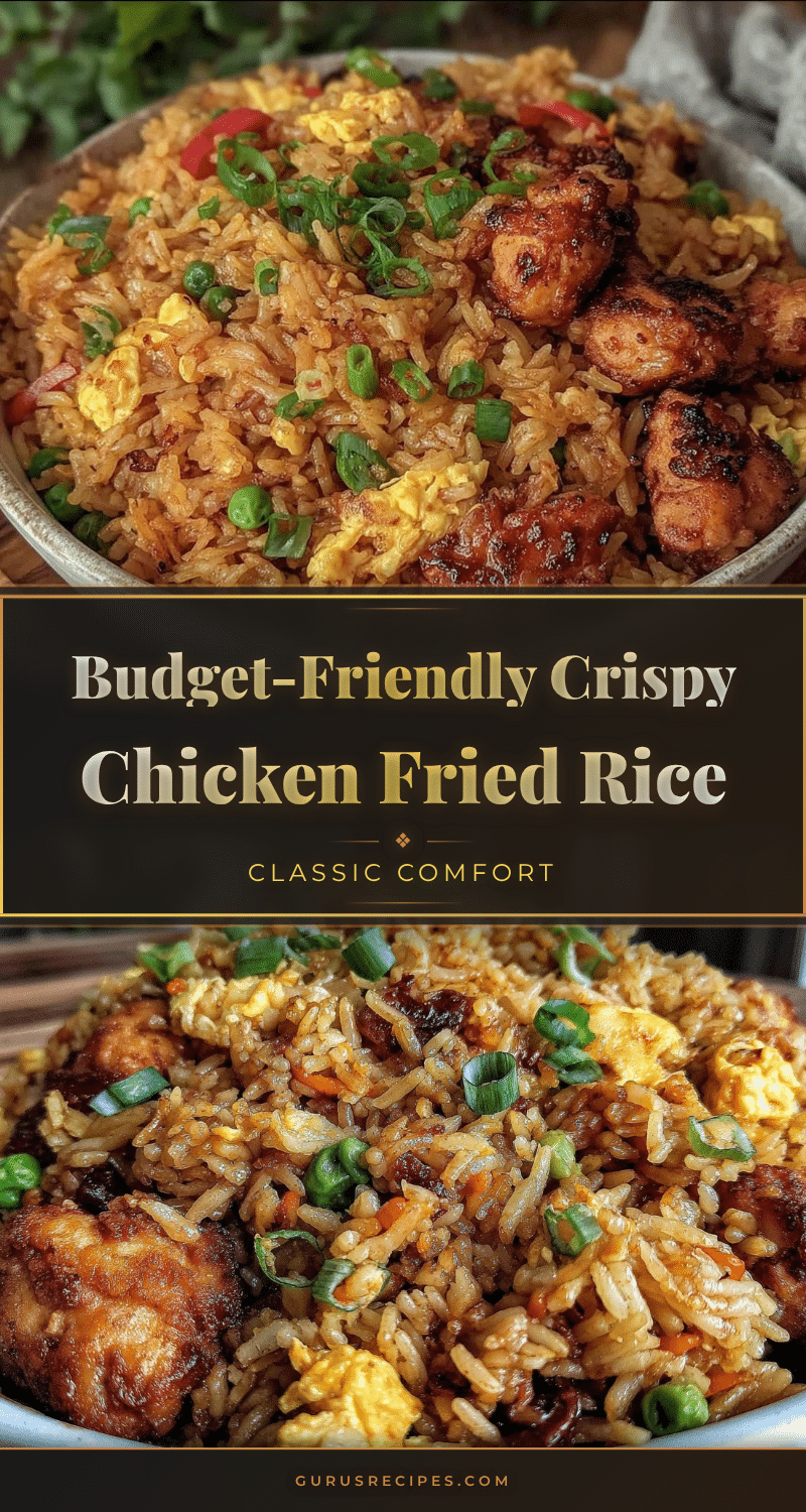 crispy chicken fried rice recipe
