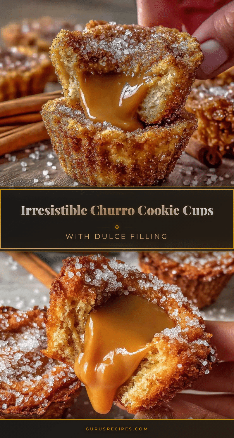 crispy churro cookie cups recipe