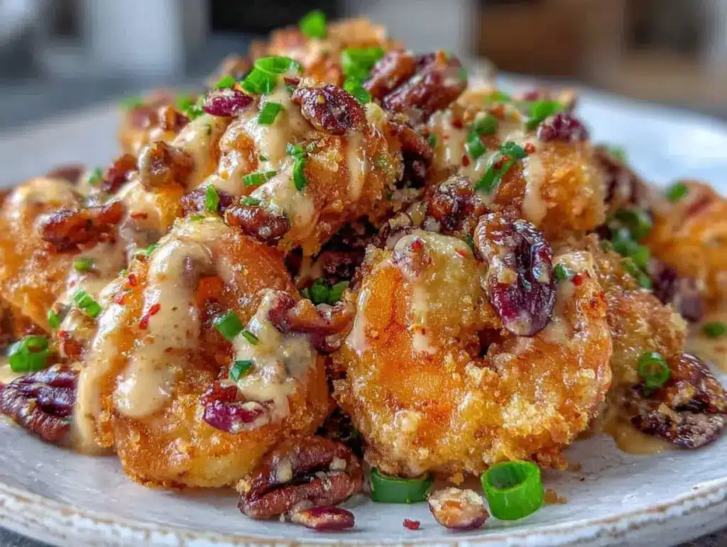 crispy honey walnut shrimp - featured image